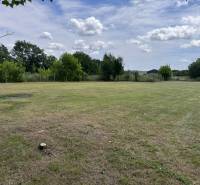 A vast grassy area surrounded by trees on the outskirts of Zemianske Sady on Zemianske Sady Street.