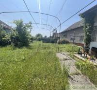 A family house in Nové Zámky surrounded by unkempt grass and garden furniture.
