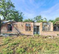 An abandoned house surrounded by greenery, ideal for renovation for living on the property.