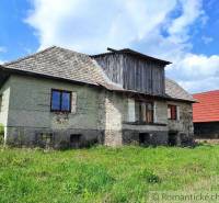 An old family house and a cottage in the countryside with a brick roof and a large yard.