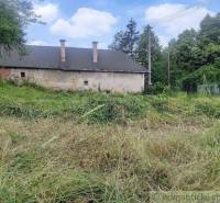 An old house surrounded by grass and trees, ideal for renovation on the property.