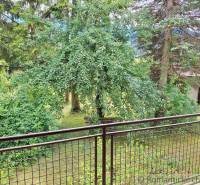 View from the balcony to the garden with trees, ideal plots for peaceful living.