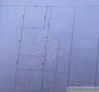 The image shows a cadastral map with plots suitable for cottages and gardens.