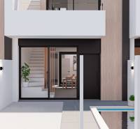 A family house in San Pedro del Pinatar with a pool, terrace, and modern outdoor features.