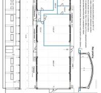 Ground plan of the hall and section of the ground floor in warehouses and halls. Dimensions and technical details.
