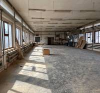 An empty space full of light with windows and a floor in warehouses and halls.