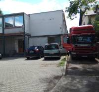 Parking lot at the production premises on Beckovska Street in Bratislava - Ružinov.