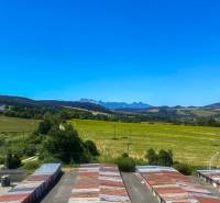 View from a 4-room apartment on Okružná Street in Stará Ľubovňa with a natural scenery.