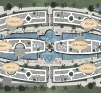 A plan for building apartments with modern complexes of various names in Pattaya.