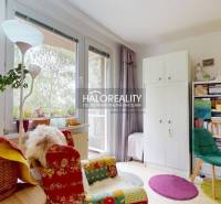 A colorful interior of a 4-room apartment with books and a comfortable armchair by the window.