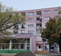 Apartment building on 1st May Square in Senec, where a 4-room apartment is located.