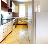 A kitchen in a family house with equipment, gas stove, lighting atmosphere.