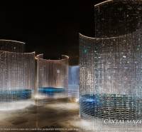 Luxury architecture with crystal building elements for apartment construction in Pattaya.