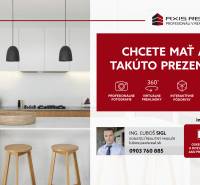 Advertisement for a kitchen and presentation services on Pod zemným vrchom street, suitable for residential plots.