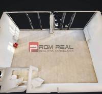Commercial spaces with large windows and light tiles.