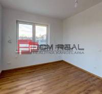 A room in a family house with a wooden floor and a view from the window.