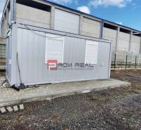 Production premises in Pezinok with a prefabricated building on a reinforced area.
