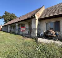 An older house with a damaged facade and a courtyard, Viničné, Hlavná, residential land.
