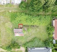Aerial view of residential plots in Marianka on Na Tálkoch Street.