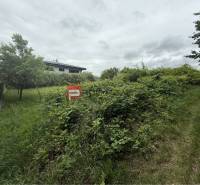 Building plot in Marianka on Na Tálkoch street, overgrown green area.