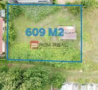 Aerial view of a residential plot in Marianka, Na Tálkoch, area 609 m².