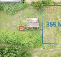 Aerial view of a residential plot on Na Tálkoch Street in Marianka.