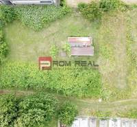 Aerial view of a garden on a residential plot in Marianka, Na Tálkoch.