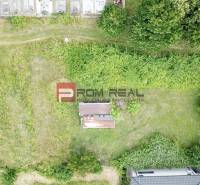 Aerial view of a residential plot in Marianka on Na Tálkoch street.