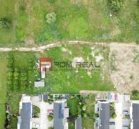 Aerial view of extensive residential plots on Na Ovsisku Street in Marianka.