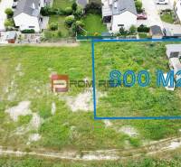 Aerial view of a residential plot in Marianka on Na Ovsisku Street.