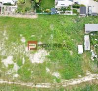 Aerial view of residential plots in Marianka on Na Ovsisku Street.