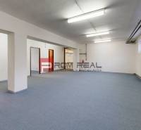 Spacious interior with carpet, illuminated by fluorescent lights, suitable for warehouses and halls.