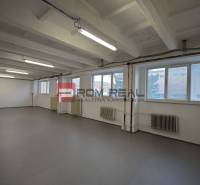 Spacious interior with lighting and windows, suitable for use as warehouses and halls.