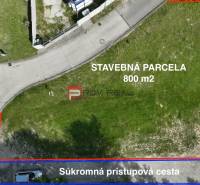 Building plot of 800 m² with access road on Na tálkoch street in Marianka.