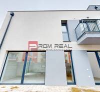 Family house on Bottova Street in Miloslavov with glass doors and a balcony.