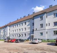 The apartment building on Staničná Street in Trnava offers parking for a 2-room apartment.