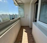 Glazed loggia of a 2-room apartment on Bučinova Street in Bratislava-Vrakuňa.