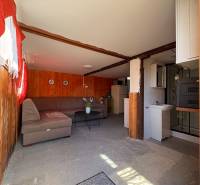Interior with a sofa and a sink in garden spaces.
