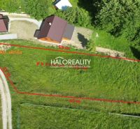 Aerial view of recreational plots in Vyšné Ružbachy with an electrical box and infrastructure.