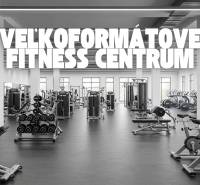 A gym full of exercise machines and equipment in commercial premises.