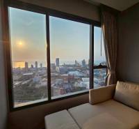 View from a 3-bedroom apartment of the sunset and the panorama of Pattaya city.