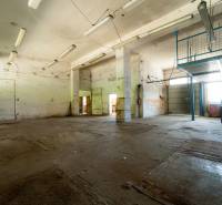 Spacious warehouses and halls with high ceilings and industrial lighting, Trenčín, Kasárenská.