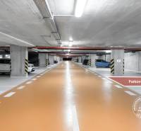Underground garage with parking spaces on Seberíniho Street in Bratislava - Ružinov.