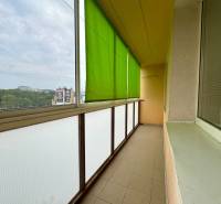 A balcony with a view of greenery in a 3-room apartment, Košice - Juh district, Jánošíkova.
