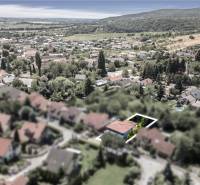 Aerial view of family houses in Limbach on Malokarpatská Street.
