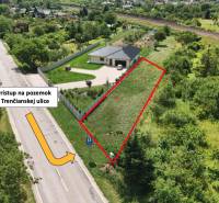 A plot for residential use in Nové Mesto nad Váhom with access from Trenčianska Street.