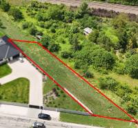 A location in Nové Mesto nad Váhom with residential plots, close to the railway line.