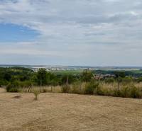 View from agricultural and forest land in Limbach on Sadova Street with a panorama of the landscape.