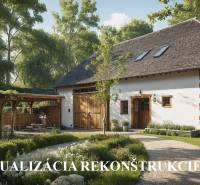 A family house in the middle of the forest features wooden details, a landscaped garden, and a gazebo.