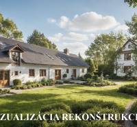 A family house with a nicely landscaped garden, suitable for renovation and relaxation purposes.